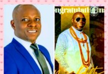 Engr. Orobosa Ashakah Felicitates Chief Kestin Pondi on Niger Delta Man of the People Award