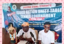2nd Edition of Isoko Nation Unity Table Tennis Tournament Commences November 7
