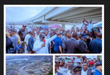 Ovation As Oborevwori Drives Through DSC Roundabout, Enerhen Junction Flyovers