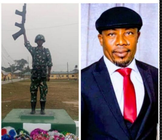 ARMED FORCES REMEMBRANCE DAY: Isoko South LGC Chairman, Friday Warri Pays Tribute to Retired Soldiers, Fallen Heroes