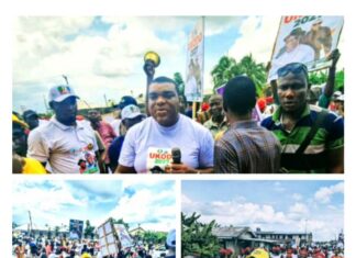 Engr. Ogba Rally Support for Governor Oborevwori Re-election Bid