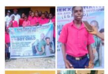 EBICWD Marks INT’L Boys Day With Ogbe Secondary School Male Students, Preaches Against Drug and Substance Abuse, Other Social Vices