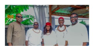 Ovie of Aviara Honours Engr. Ukoh, Wife With Chieftaincy Titles of ‘Ogbaviroro’ and ‘Ewomazino’